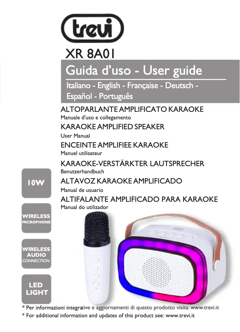 Image de la première page du manuel de l'appareil XR 8A01