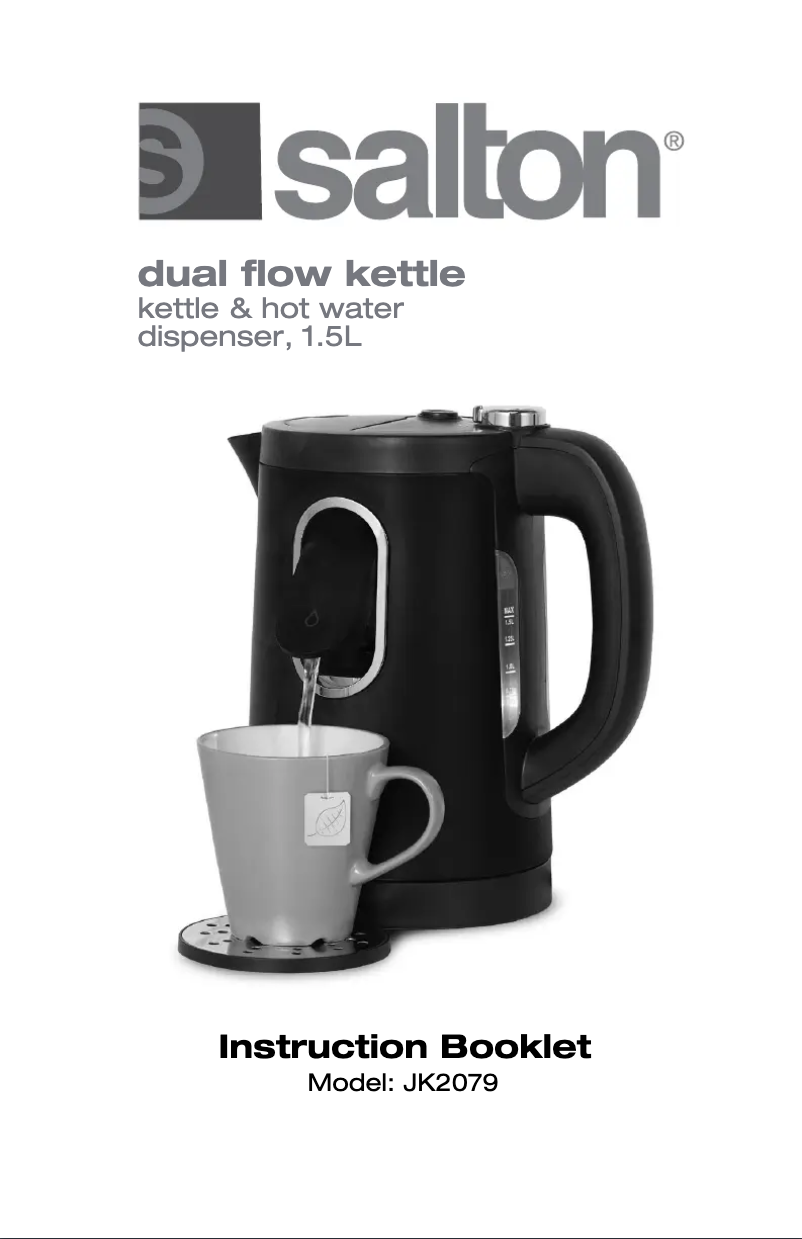 Página 1 del manual Manual de usuario Salton JK2079