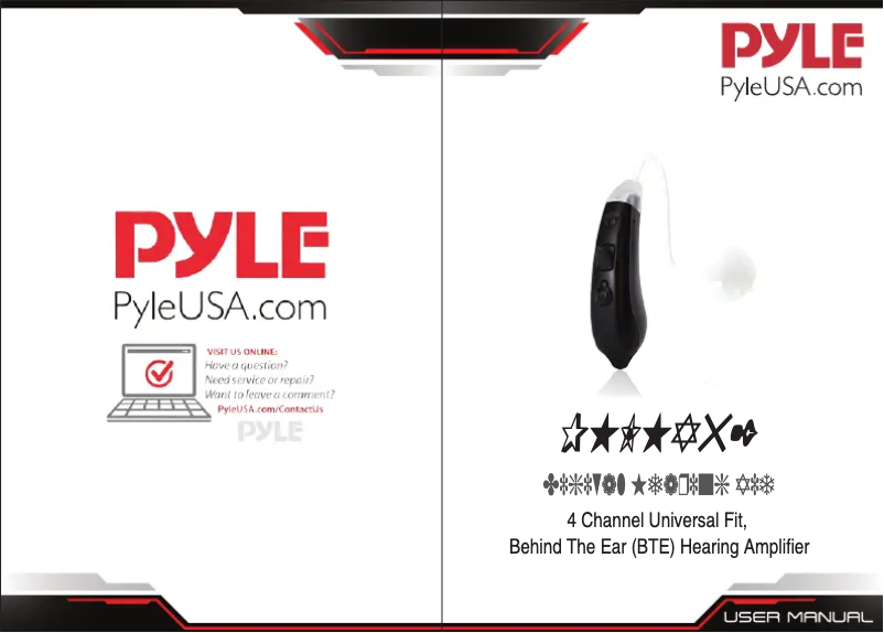 Page n°1 - Manuel utilisateur Pyle PHLHA52.7