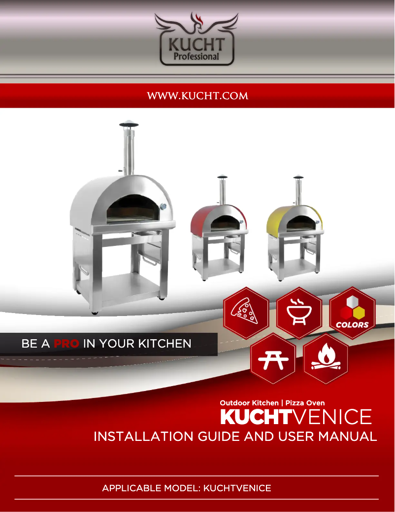 Page 1 de la notice Manuel utilisateur Kucht Venice