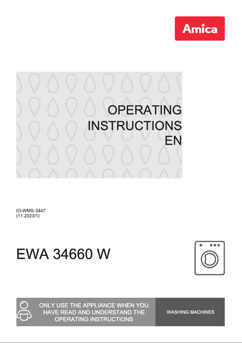 Image de la première page du manuel de l'appareil EWA 34660 W