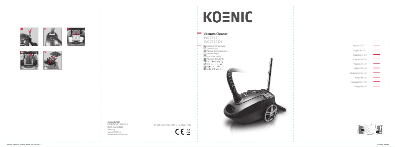Page 1 de la notice Manuel utilisateur Koenic KVC 7342