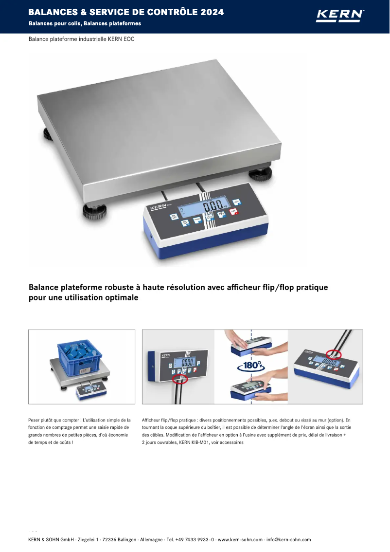 Image de la première page du manuel de l'appareil EOC 6K-4A