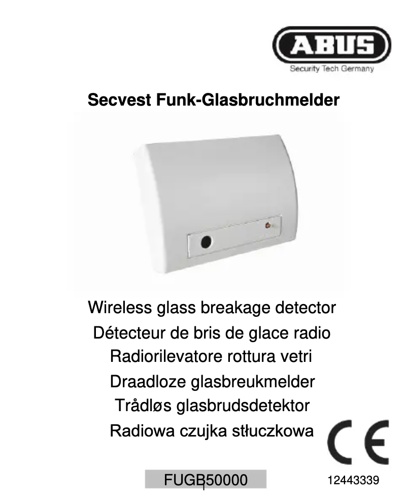 Image de la première page du manuel de l'appareil FUGB50000