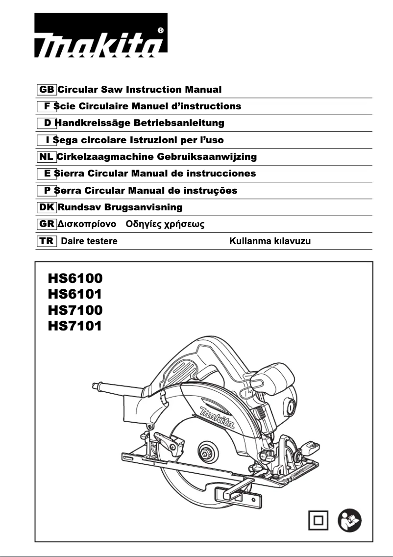 Page n°1 - Manuel utilisateur Makita HS6101K