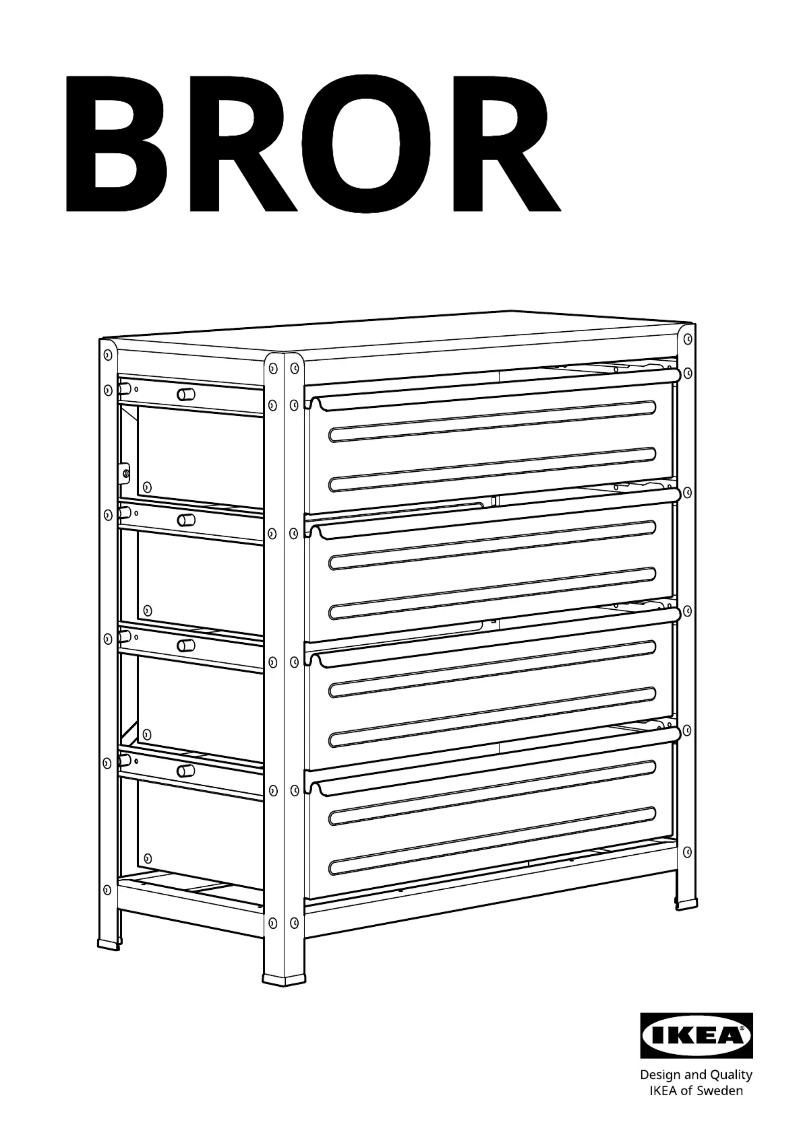 Página 1 del manual Manual de usuario Ikea BROR 504.943.01