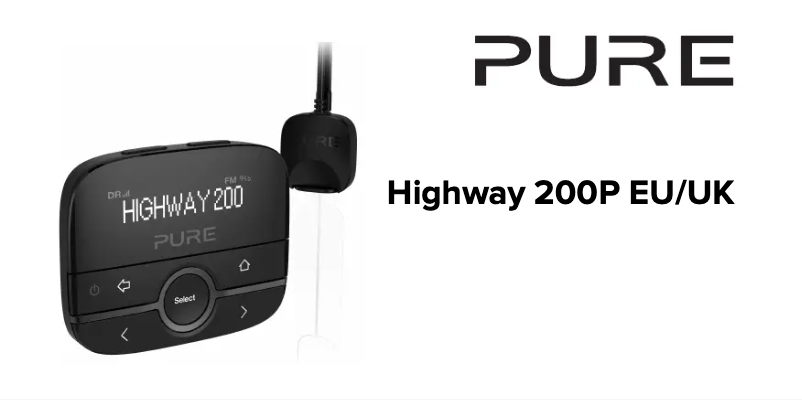 Page n°1 - Manuel utilisateur Pure Highway 200P