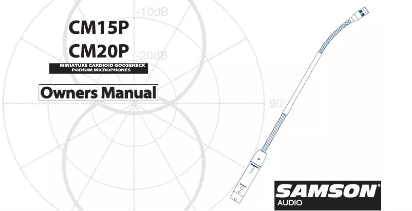 Página 1 del manual Manual de usuario Samson CM15P