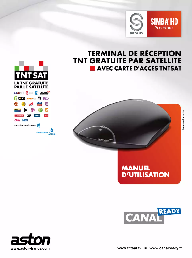 Page n°1 - Manuel utilisateur Aston Simba HD Premium