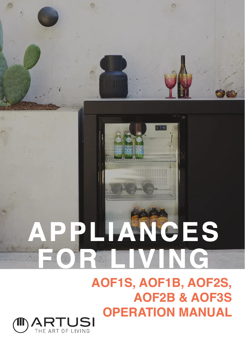 Page 1 of the manual User Manual Artusi AOF1