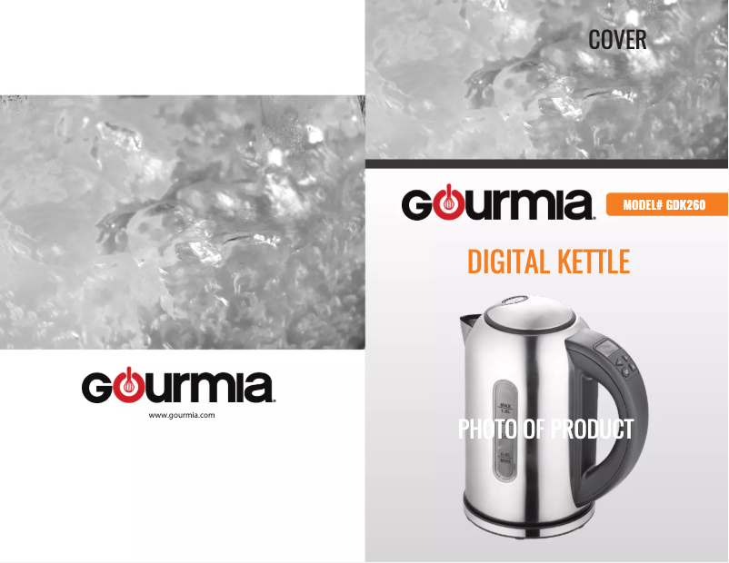 Page 1 de la notice Manuel utilisateur Gourmia GDK260