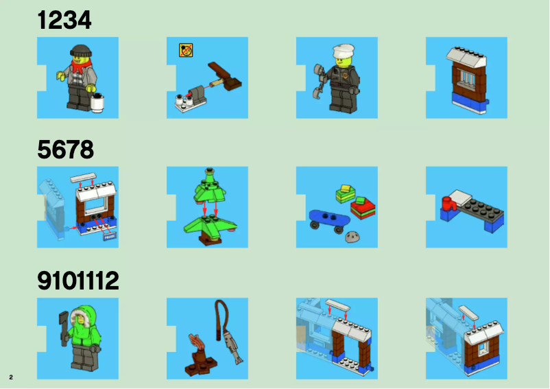 Page n°1 - Manuel utilisateur Lego City 7553