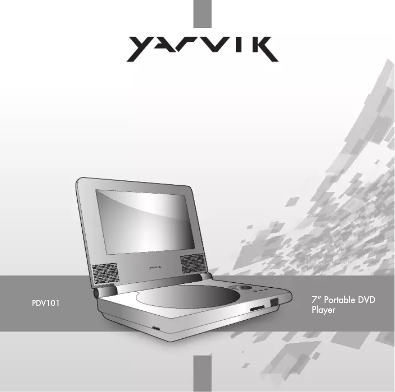Page 1 de la notice Manuel utilisateur Yarvik PDV101
