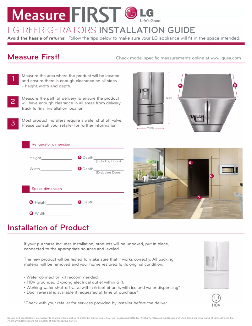 Page n°1 - Mode d'emploi LG WT1801H