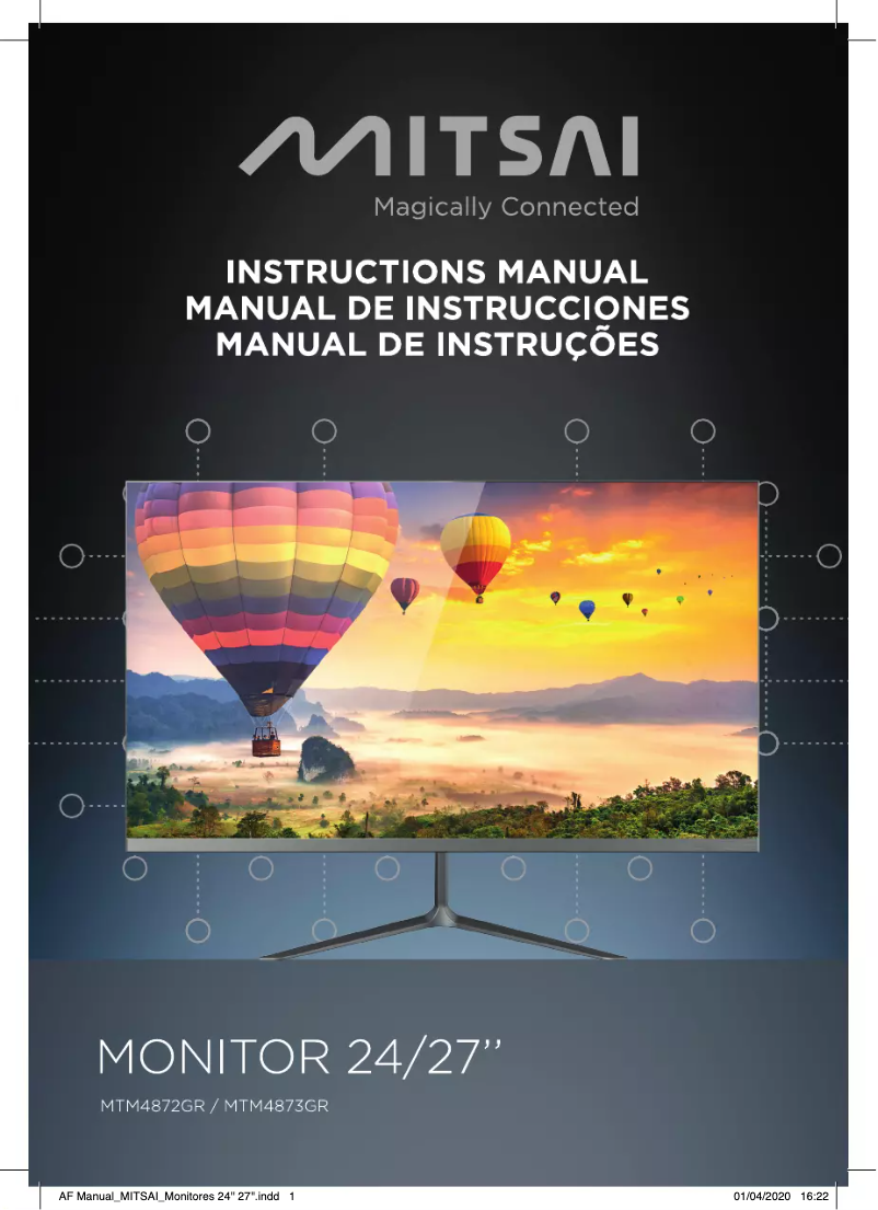 Page n°1 - Manuel utilisateur Mitsai MTM4873GR