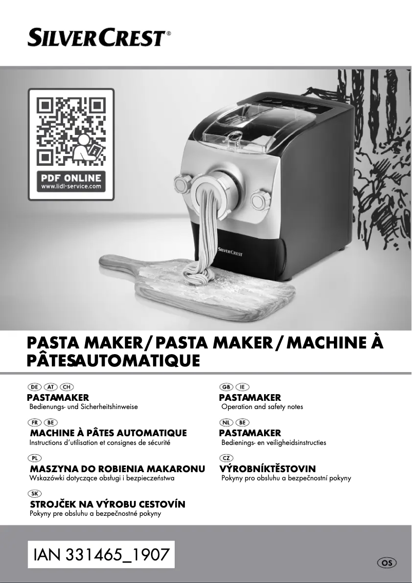 Page 1 de la notice Manuel utilisateur SilverCrest IAN 331465