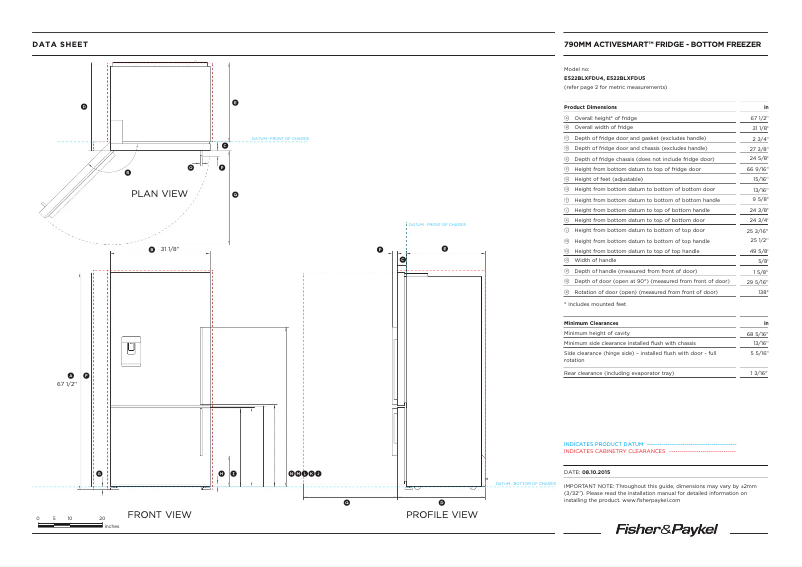 Image de la première page du manuel de l'appareil RF522BLXFDU5