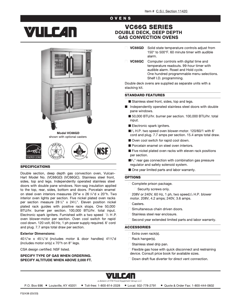 Image de la première page du manuel de l'appareil VC66GD