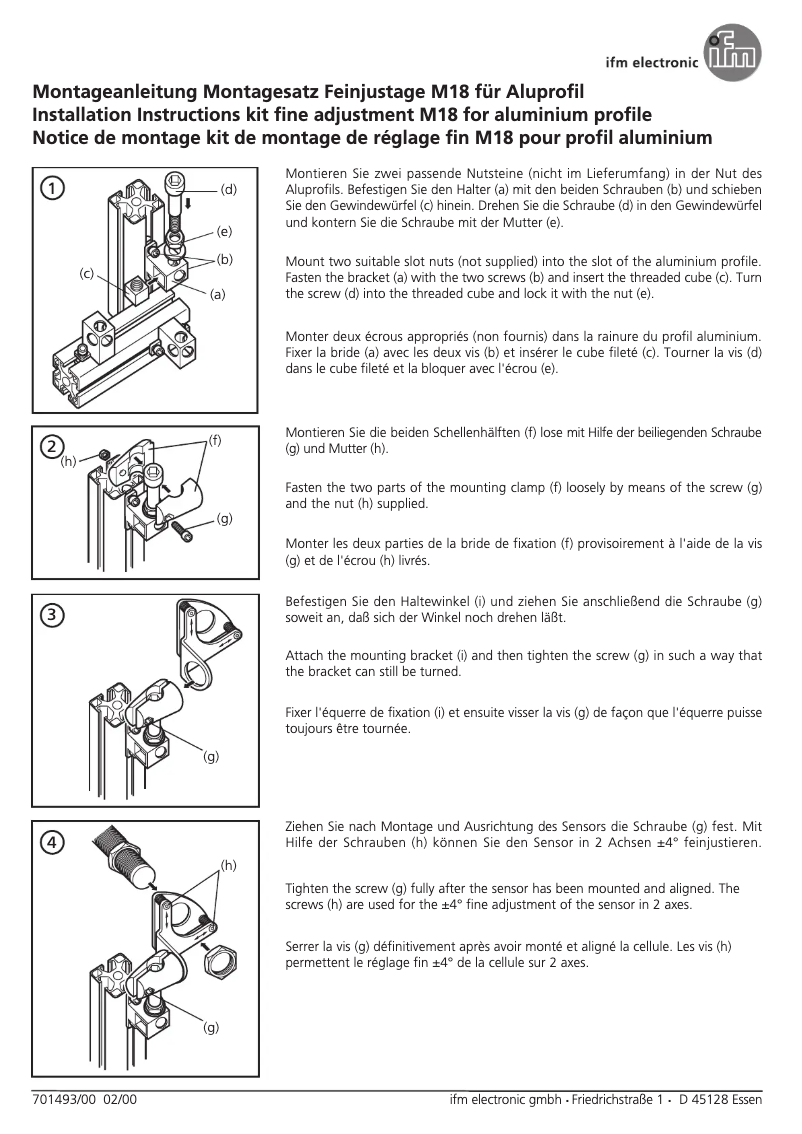 Page n°1 - Manuel utilisateur IFM E20868