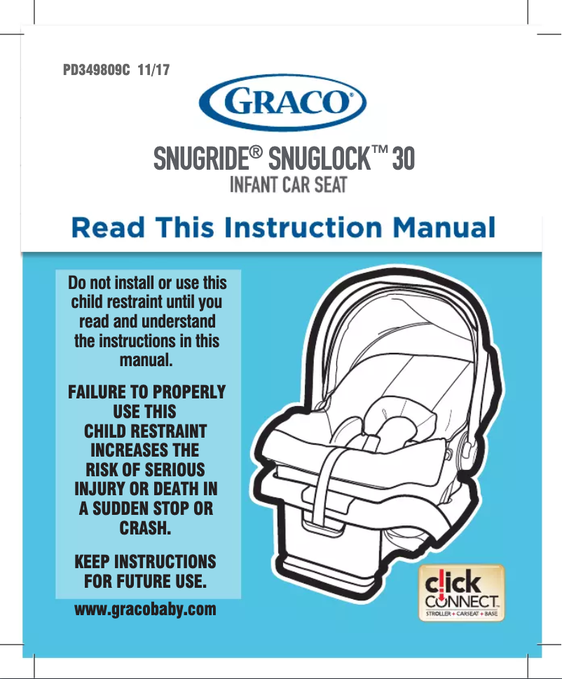 Image de la première page du manuel de l'appareil SnugRide SnugLock 30