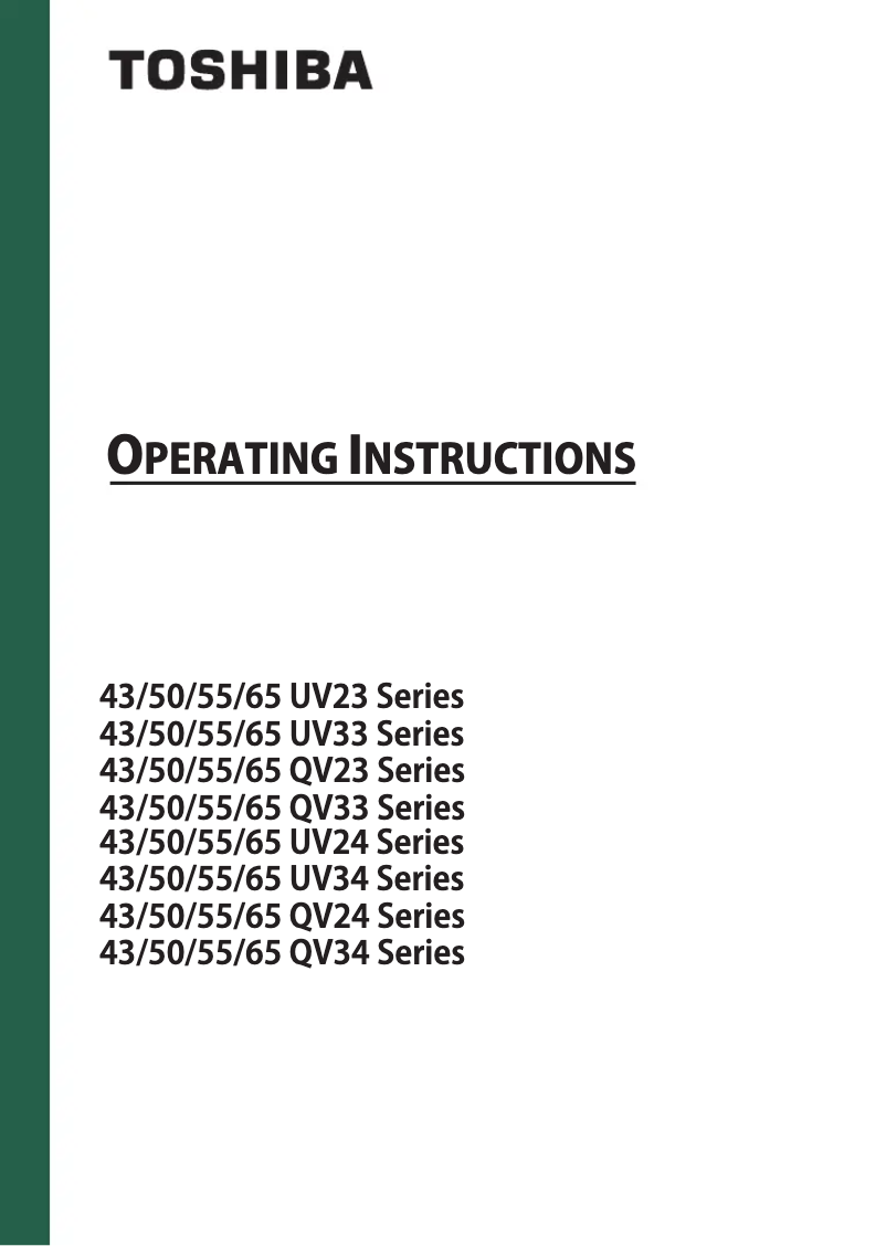 Image de la première page du manuel de l'appareil 50UV2363DB