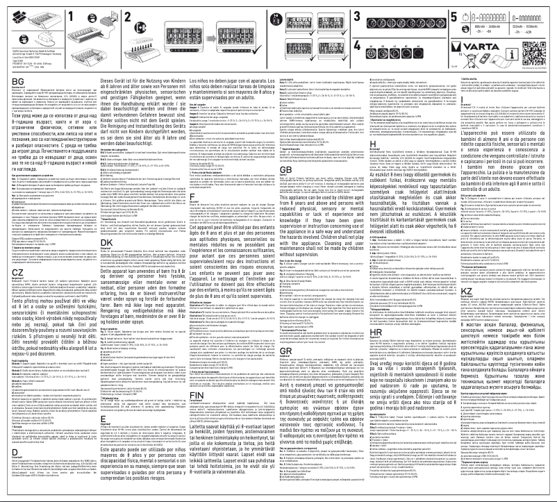 Página 1 del manual Manual de usuario Varta 57681