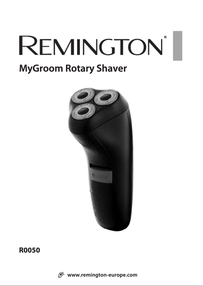 Page 1 de la notice Manuel utilisateur Remington MyGroom R0050