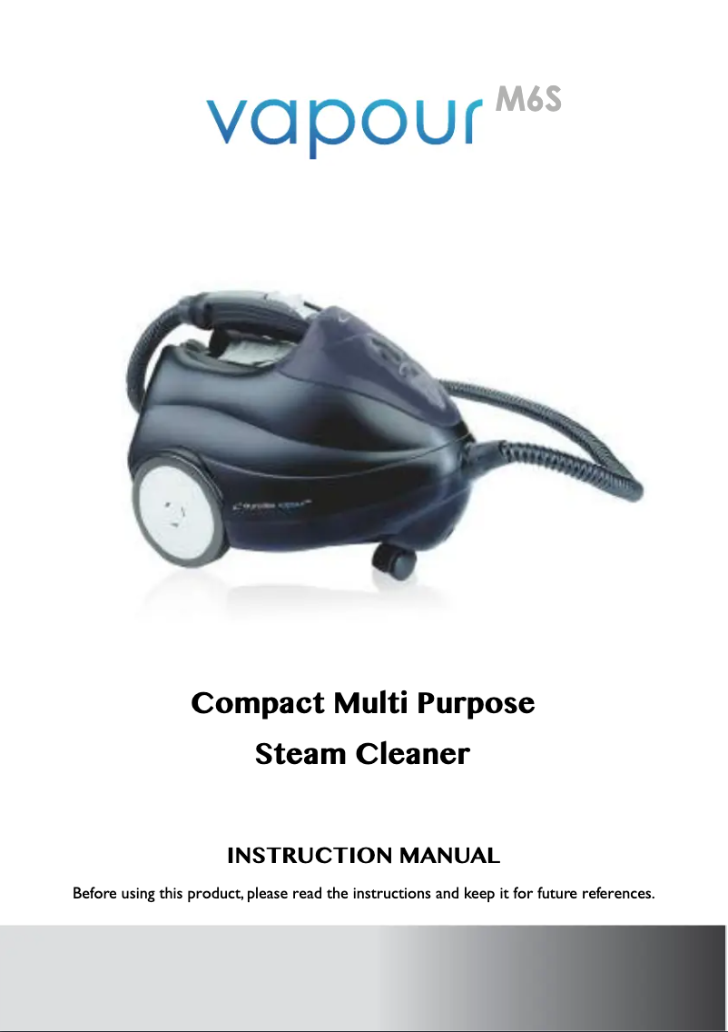 Image de la première page du manuel de l'appareil Vapour M6S