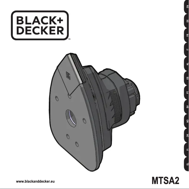 Página 1 del manual Manual de usuario Black & Decker MTSA2