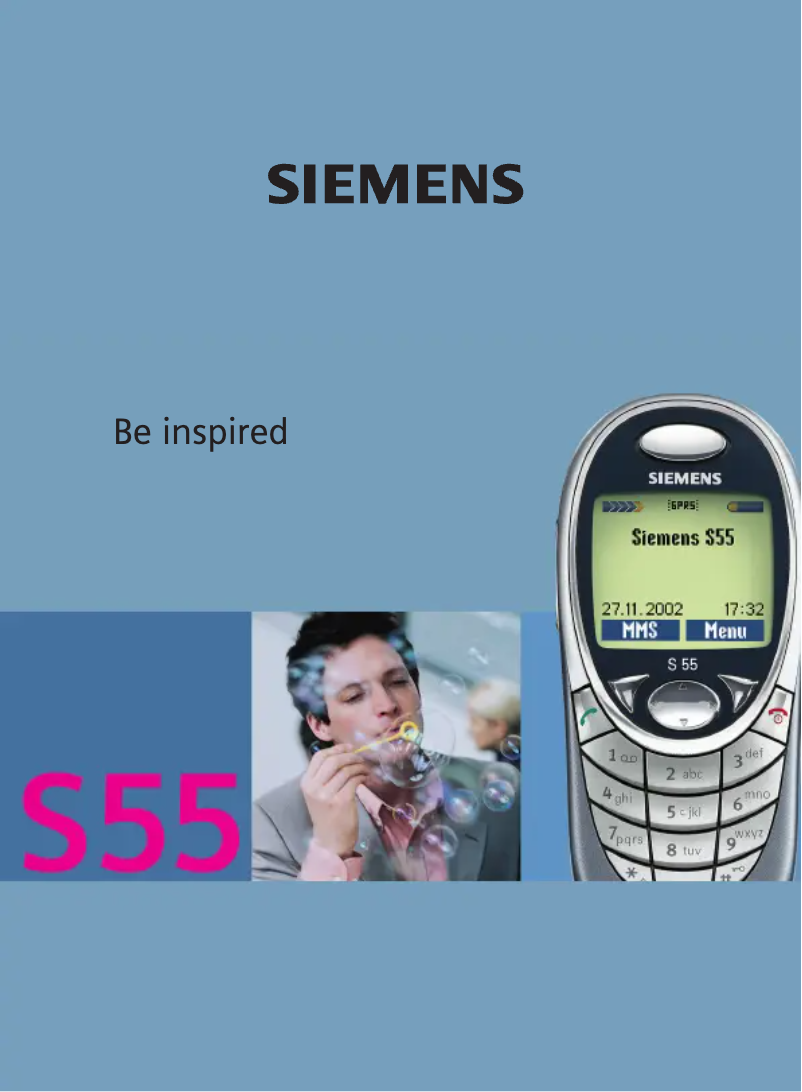 Image de la première page du manuel de l'appareil S55