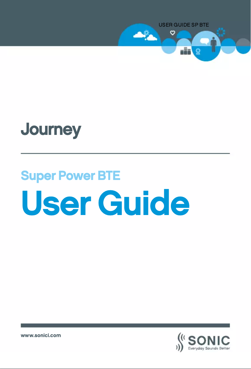 Page 1 de la notice Manuel utilisateur Sonic JN80 SP Journey