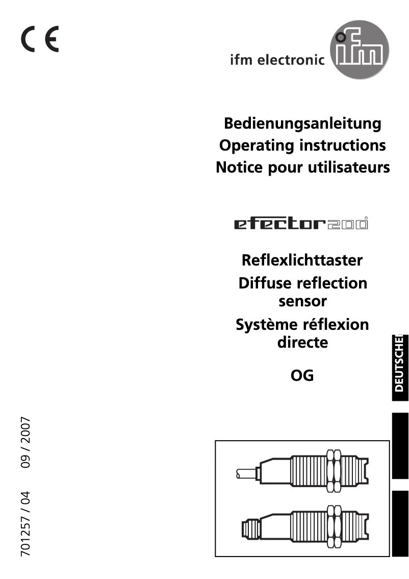 Image de la première page du manuel de l'appareil OG0041