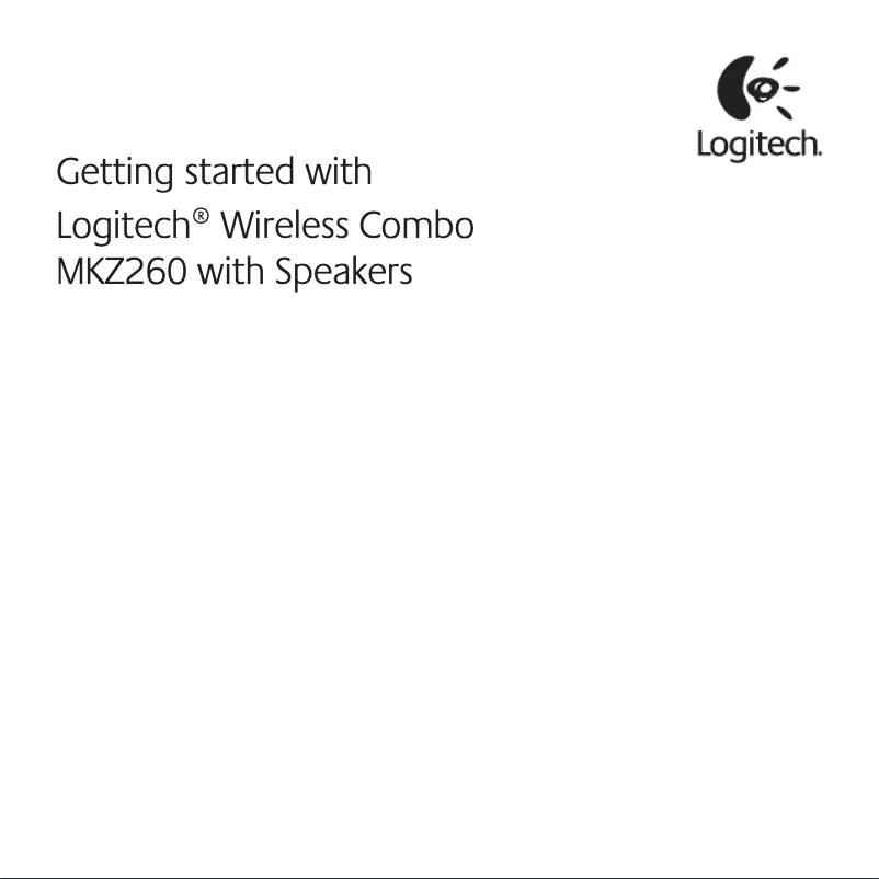 Image de la première page du manuel de l'appareil Wireless Combo MK260