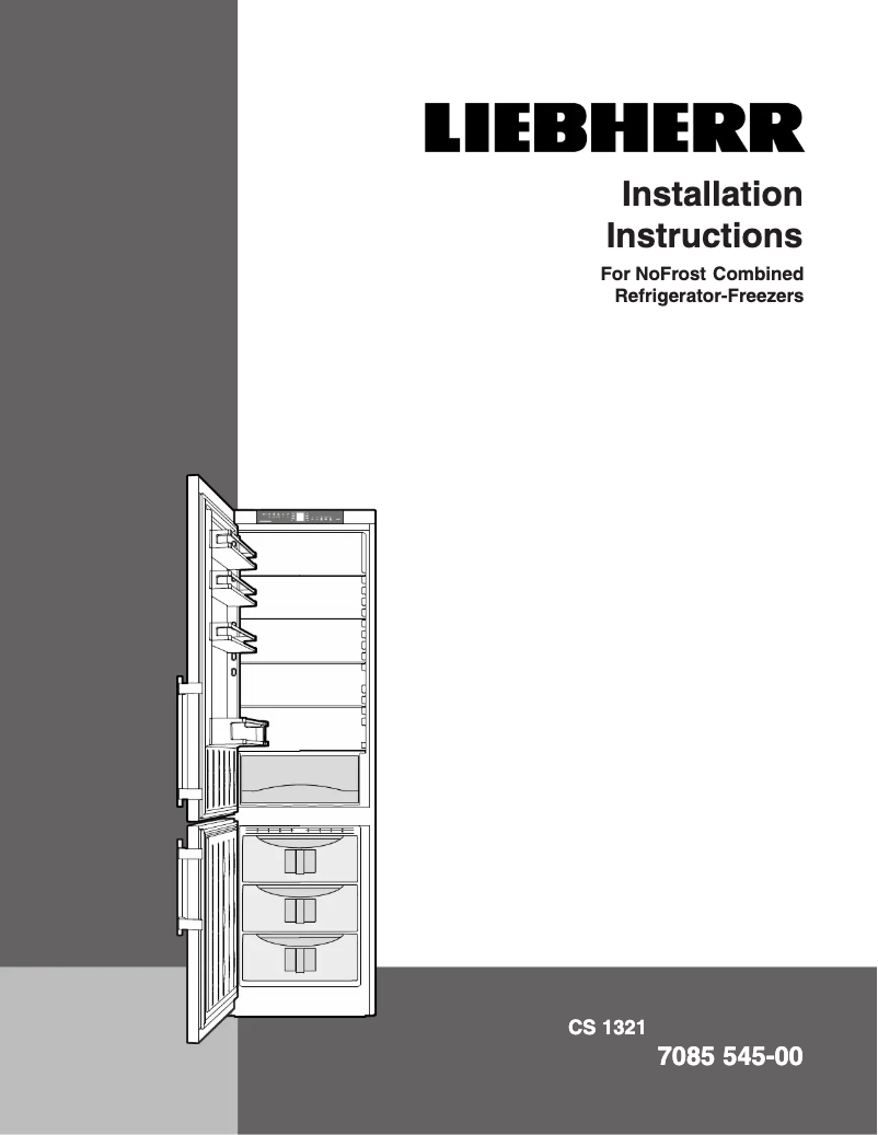 Image de la première page du manuel de l'appareil CS-1321-R