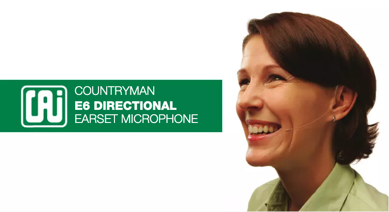 Page 1 de la notice Manuel utilisateur Countryman E6s