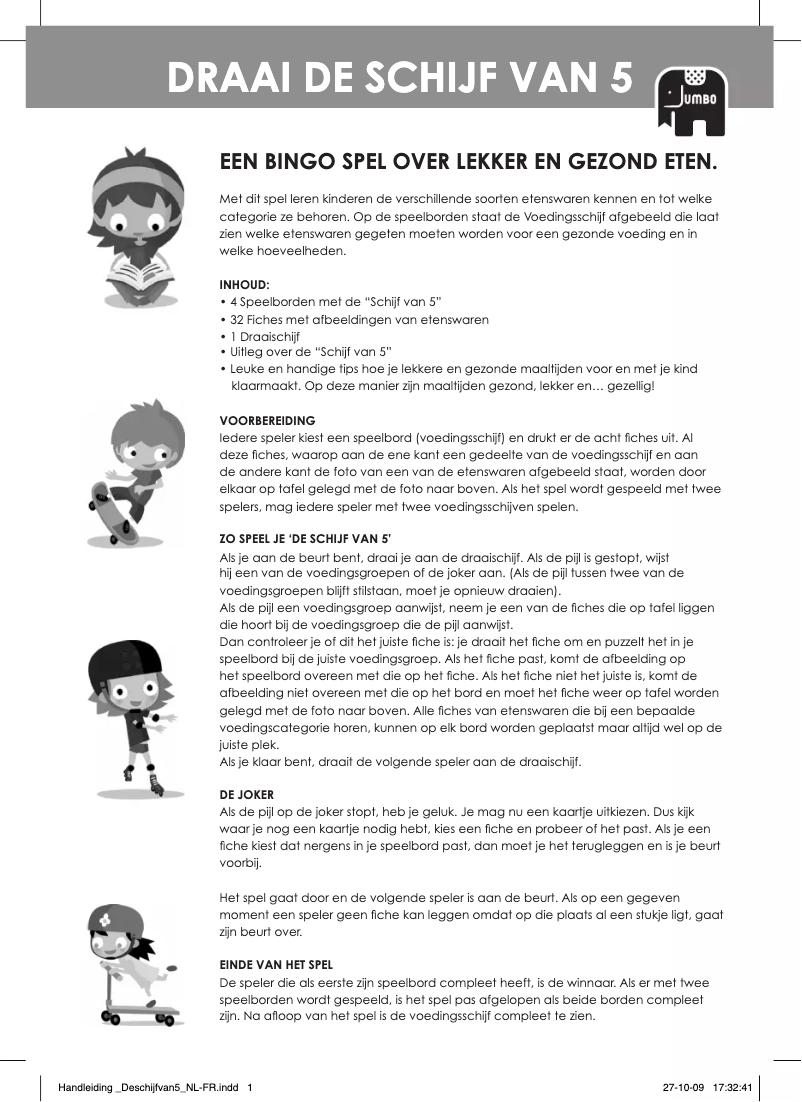Page n°1 - Manuel utilisateur Jumbo Draai de schijf van 5