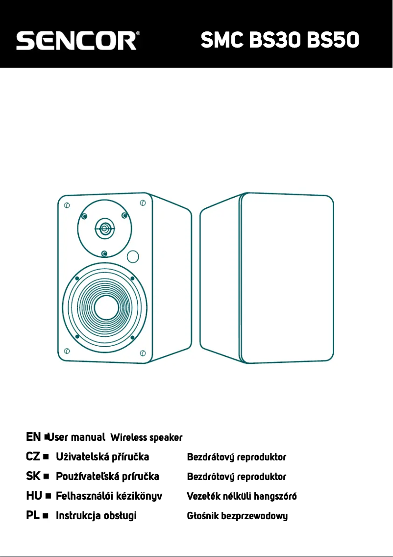 Page n°1 - Manuel utilisateur Sencor SMC BS30