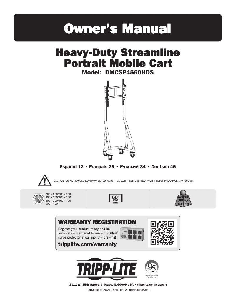 Image de la première page du manuel de l'appareil DMCSP4560HDS