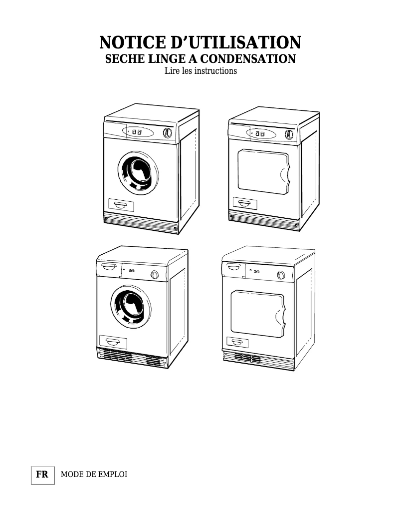 Page 1 de la notice Manuel utilisateur Whiteline MK 60