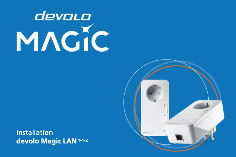Page n°1 - Guide d'installation Devolo Magic 2 LAN