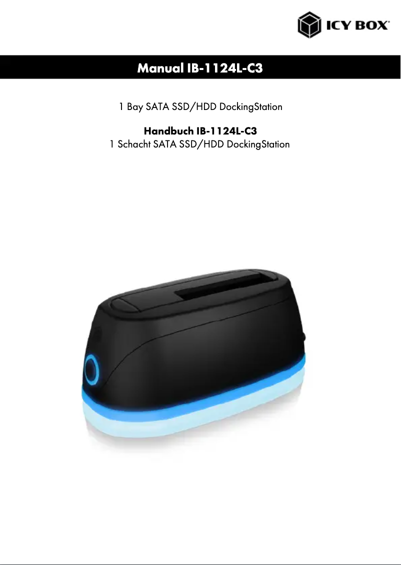 Page n°1 - Manuel utilisateur Icy Box IB-1124L-C3