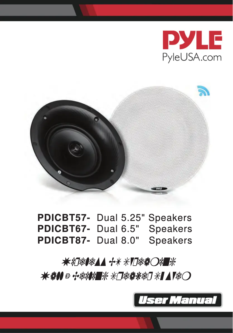 Image de la première page du manuel de l'appareil PDICBT87