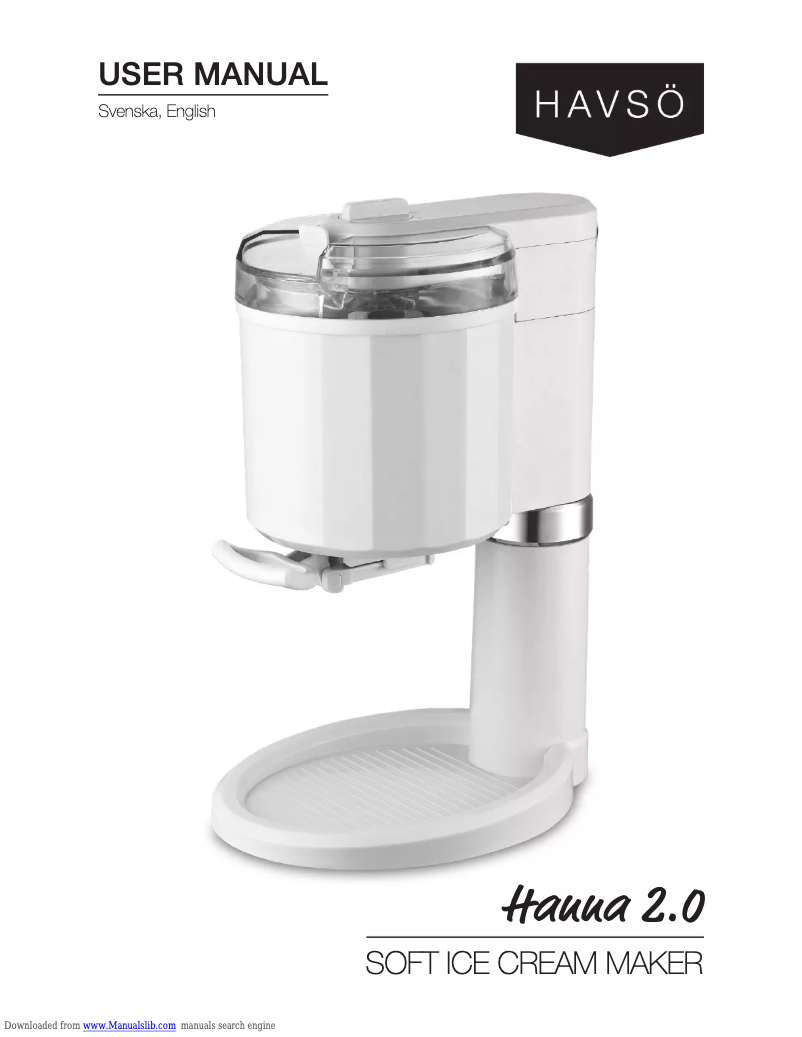 Page 1 de la notice Manuel utilisateur Havsö Hanna 2.0