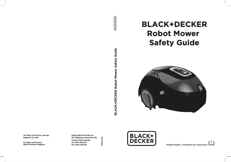 Page 1 de la notice Manuel utilisateur Black & Decker BCRMW121