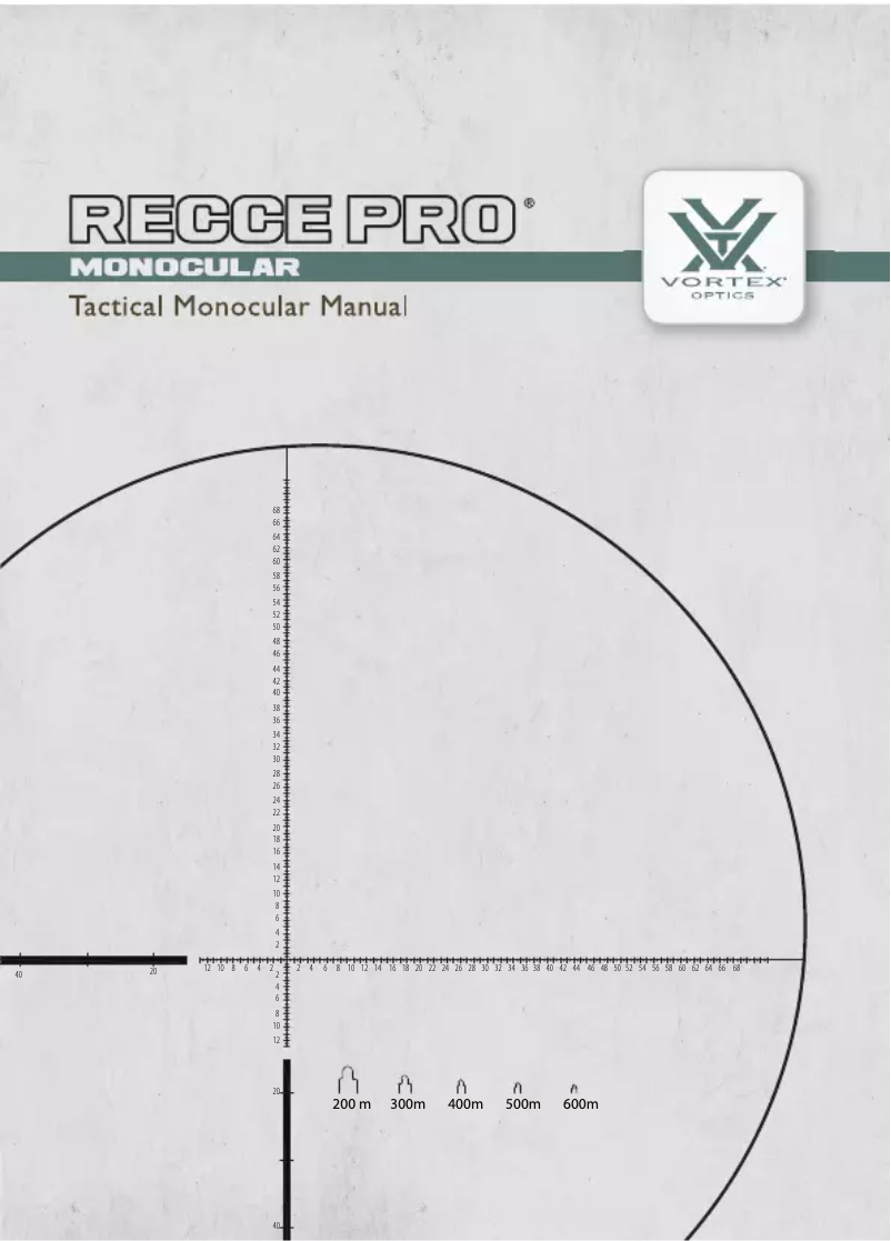 Página 1 del manual Manual de usuario Vortex Recce