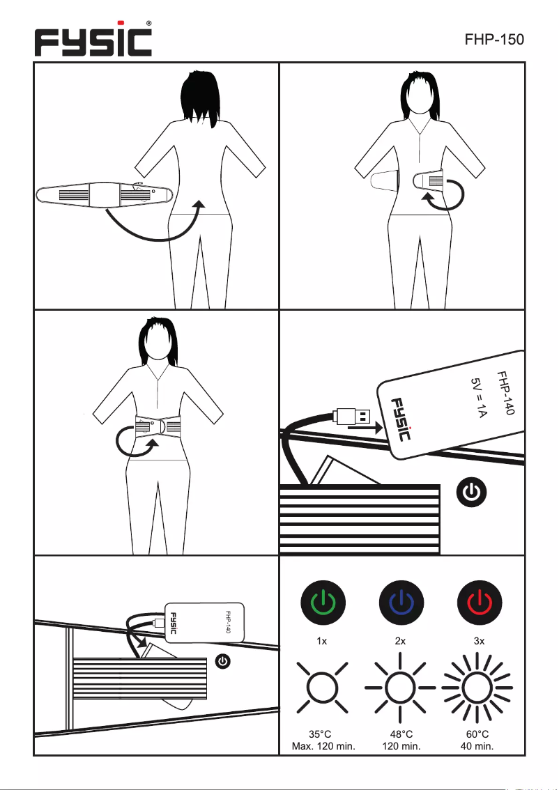 Page 1 de la notice Manuel utilisateur Fysic FHP-170L
