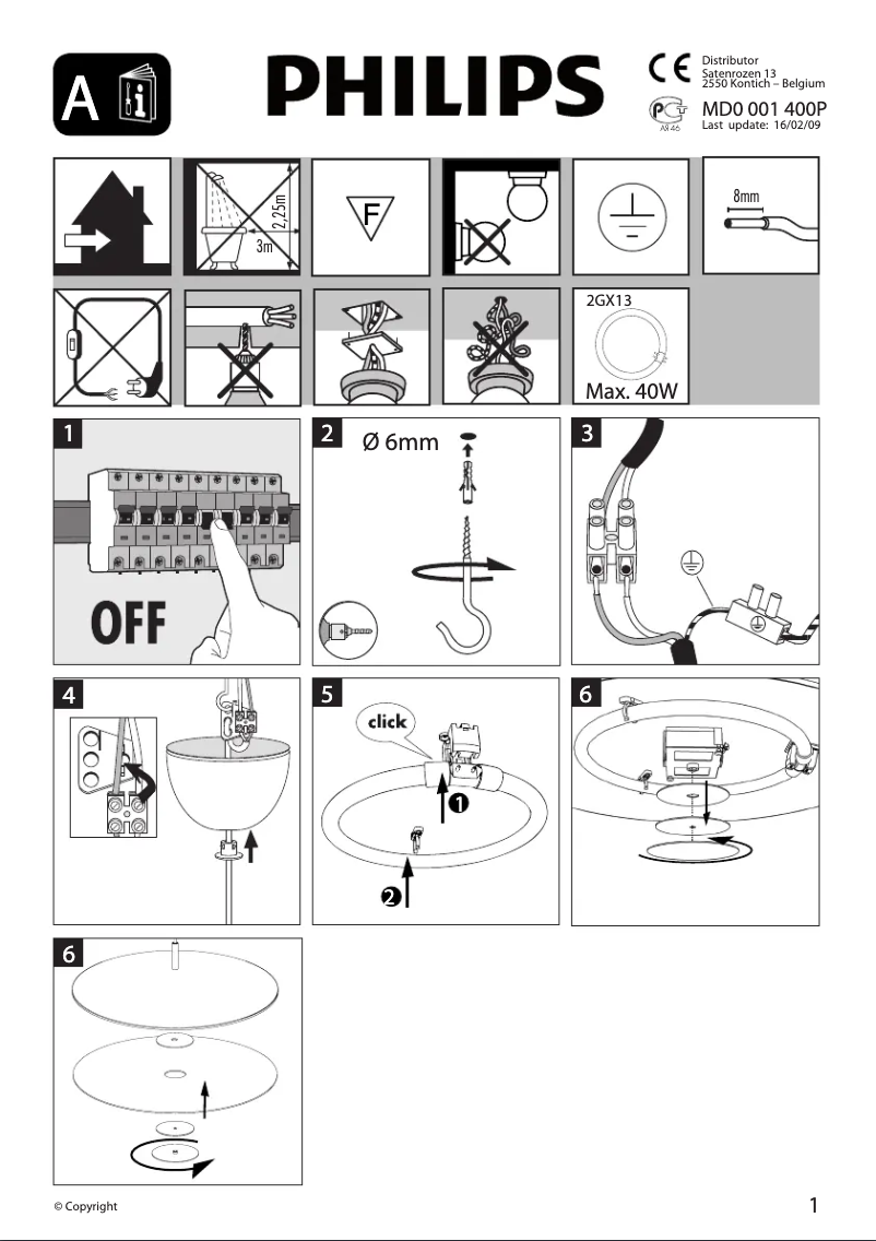 Página 1 del manual Manual de usuario Philips Ecomoods 402351716
