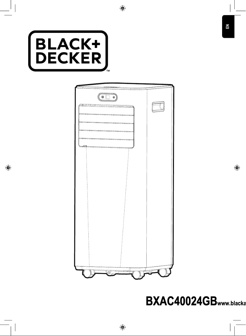 Page 1 de la notice Manuel utilisateur Black & Decker BXAC40024GB