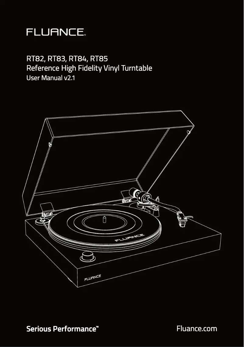 Página 1 del manual Manual de usuario Fluance RT82