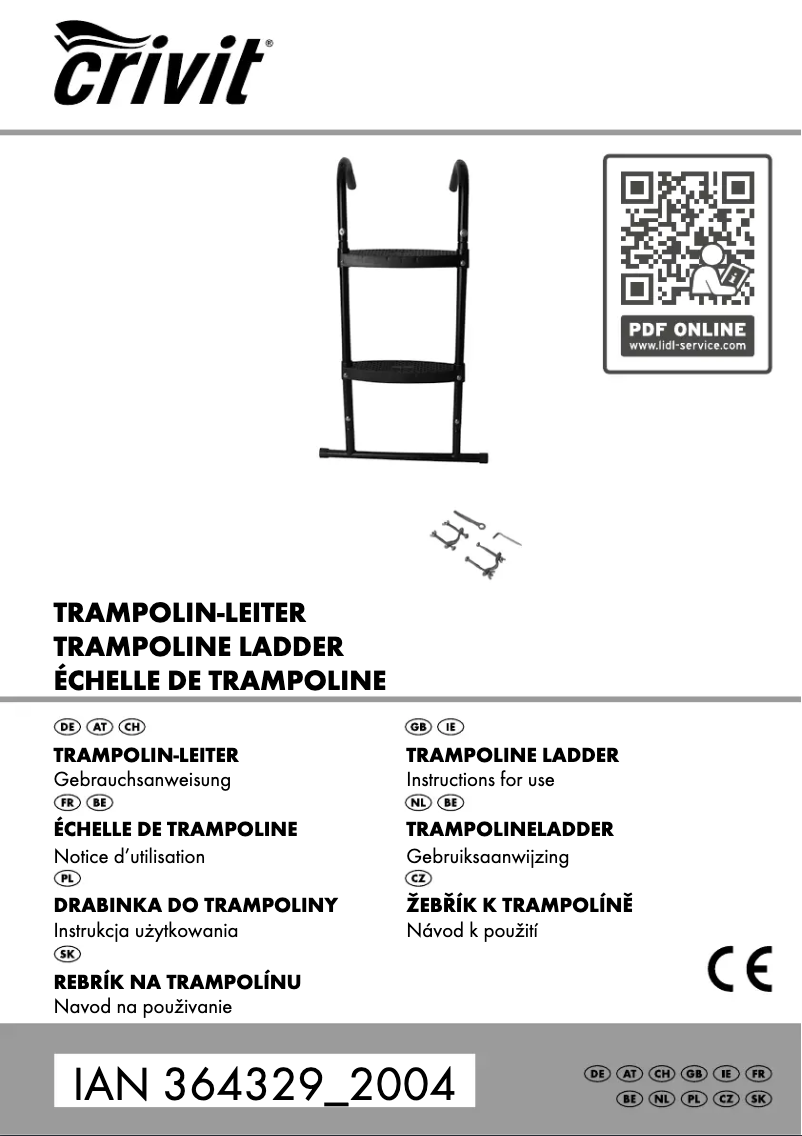 Page n°1 - Manuel utilisateur Crivit IAN 364329